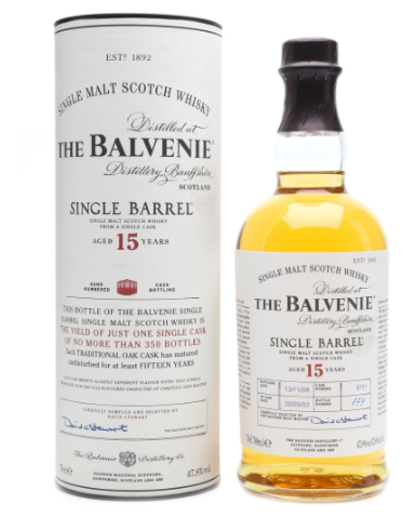 Balvenie Balvenie Single Barrel 15 year old Single Malt Scotch 750 ml