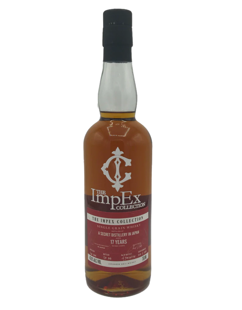 The ImpEx Collection A Secret Distillery in Japan 17 year old Single Grain Whisky 750 ml