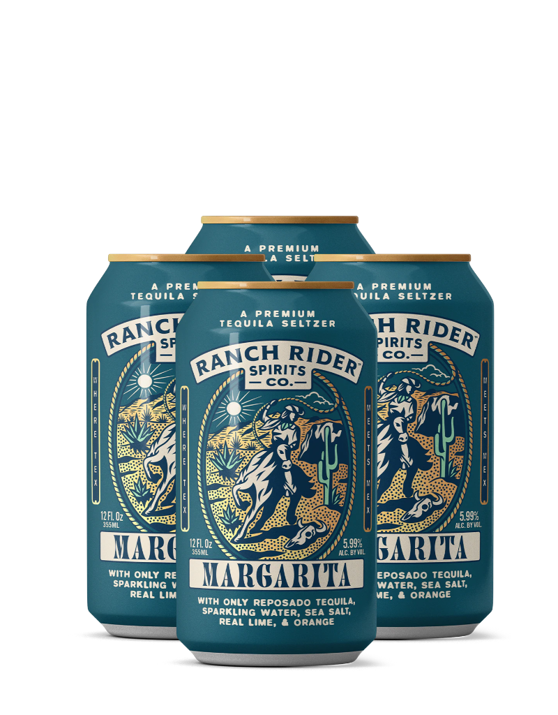 Ranch Rider Cocktails Margarita 4 Pack 12 oz