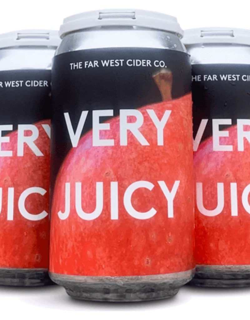 Far West Cider Co. Very Juicy Cider California 4 pack 12 oz