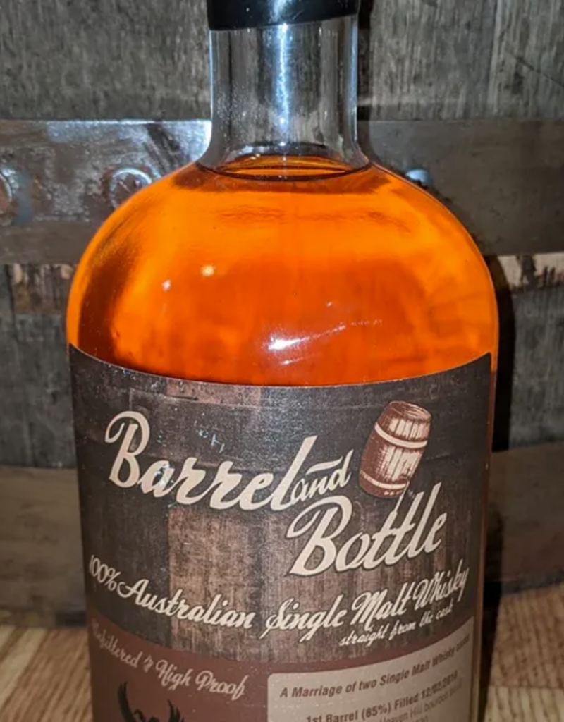 Barrel and Bottle 100% Australian Single Malt Whiskey  700 ml