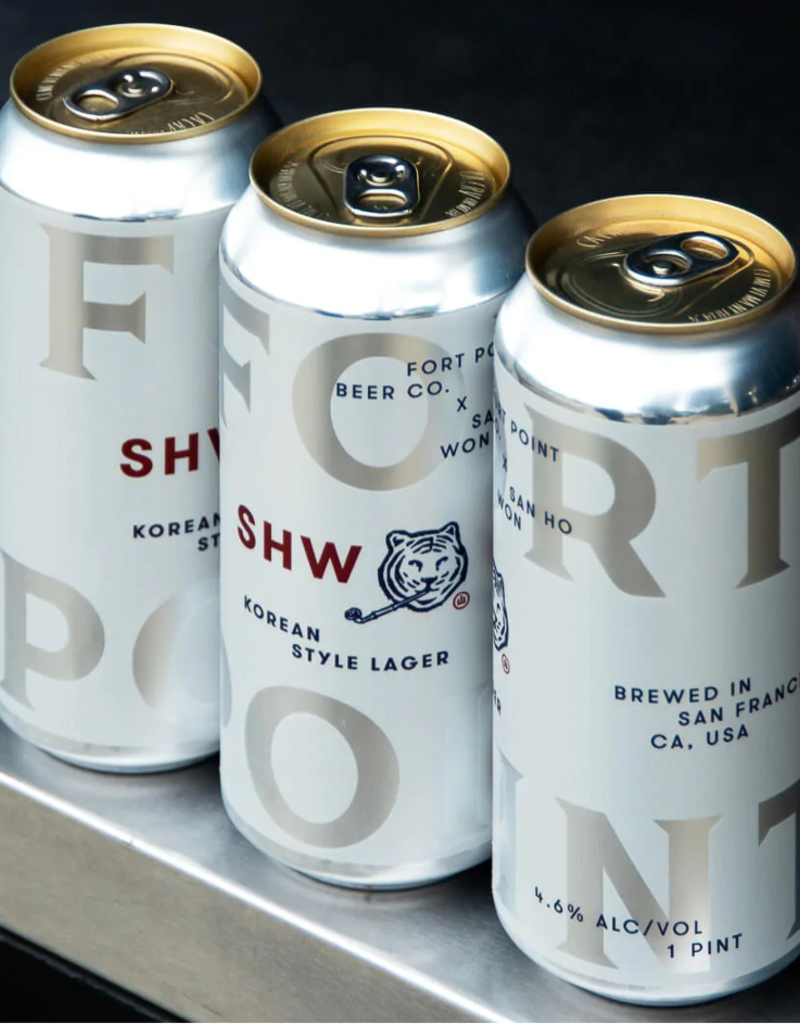 Fort Point Fort Point Beer Co. Ganada Korean Style Lager  4 pack 16 oz