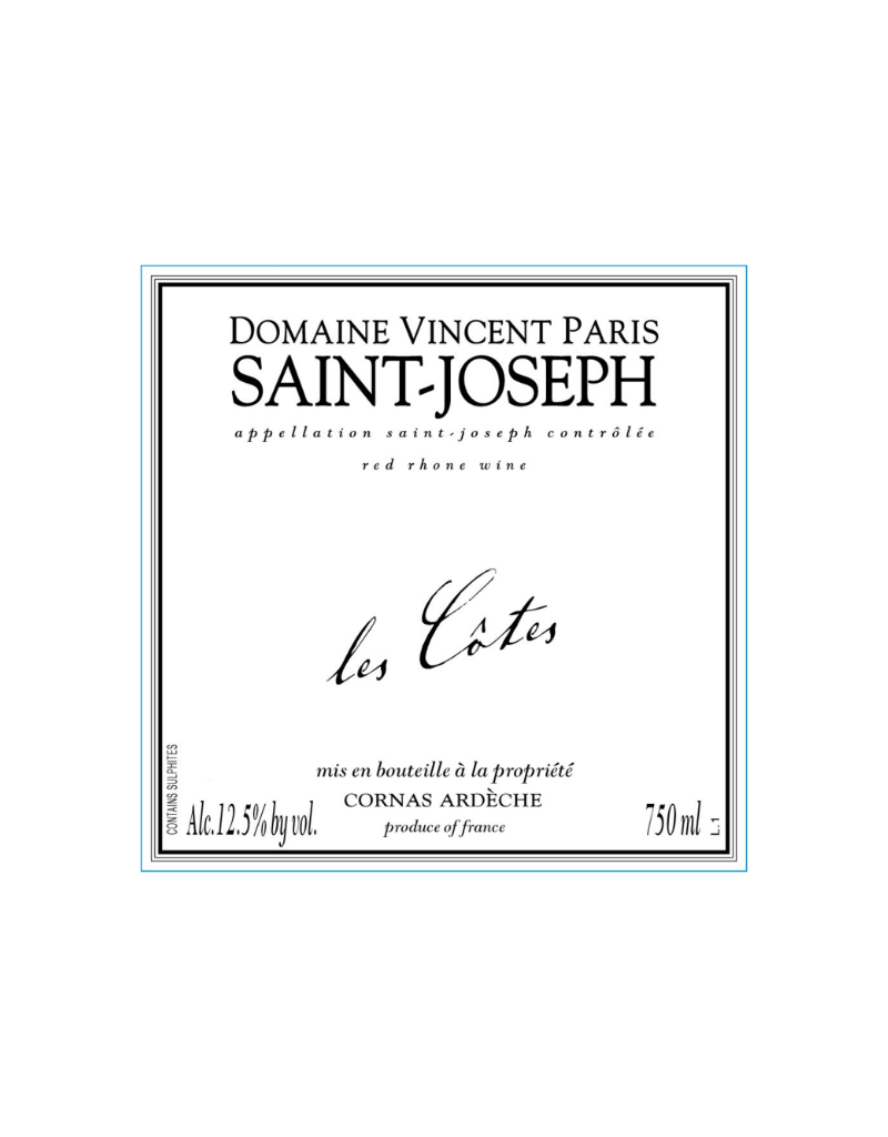 2020 Vincent Paris Les Cotes Saint-Joseph  750 ml