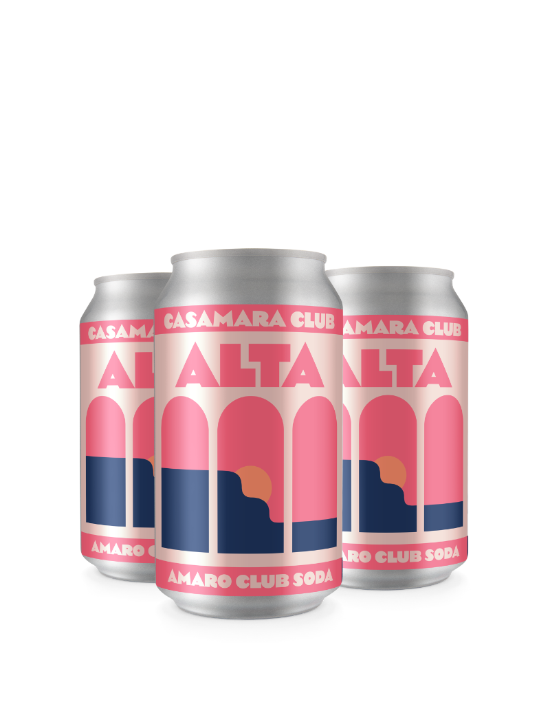Non-Alcoholic Casamara Club Alta The Aperitivo Leisure Soda CANS  4 pack 12 oz