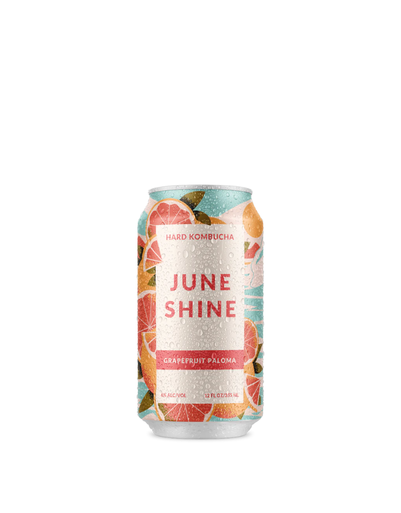 June Shine Grapefruit Splash Hard Kombucha CAN Single 12 oz