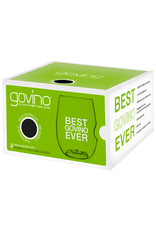 GoVino Best Govino Ever Dishwasher Safe Wine Glass 4 pack 12 oz