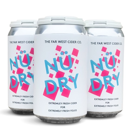 Far West Cider Co. Nu Dry Cider CANS 4 pack 12 oz
