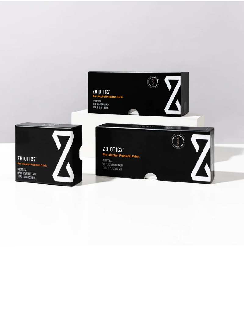 ZBiotics Pre-Alcohol Probiotic Drink  12 pack
