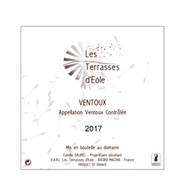 2021 Famille Saurel Les Terrasses d'Eole Cotes du Ventoux  750 ml