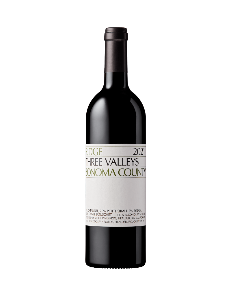 Ridge 2022 Ridge Three Valleys Zinfandel  750 ml