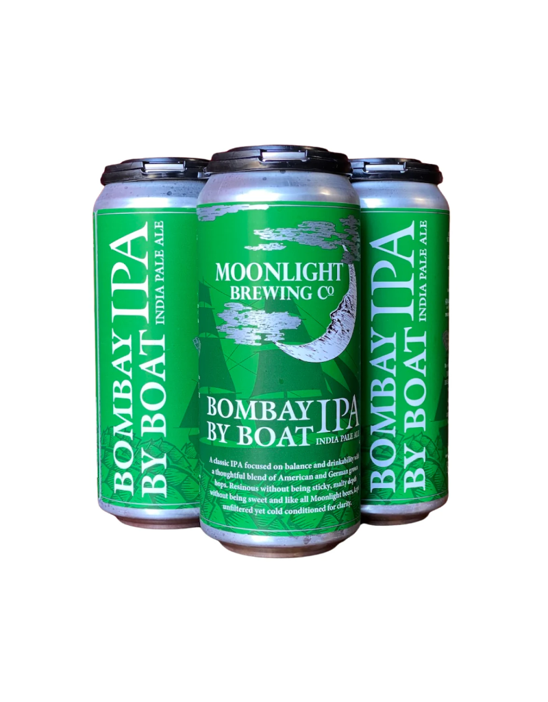 Moonlight Brewing Co. Bombay by Boat IPA 4 pack 16 oz
