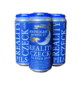 Moonlight Brewing Co. Reality Czeck Pilsner 4 pack 16 oz