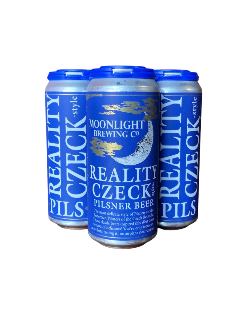 Moonlight Brewing Co. Reality Czeck Pilsner 4 pack 16 oz
