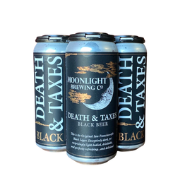 Moonlight Brewing Co. Death & Taxes Black Beer 4 pack 16 oz