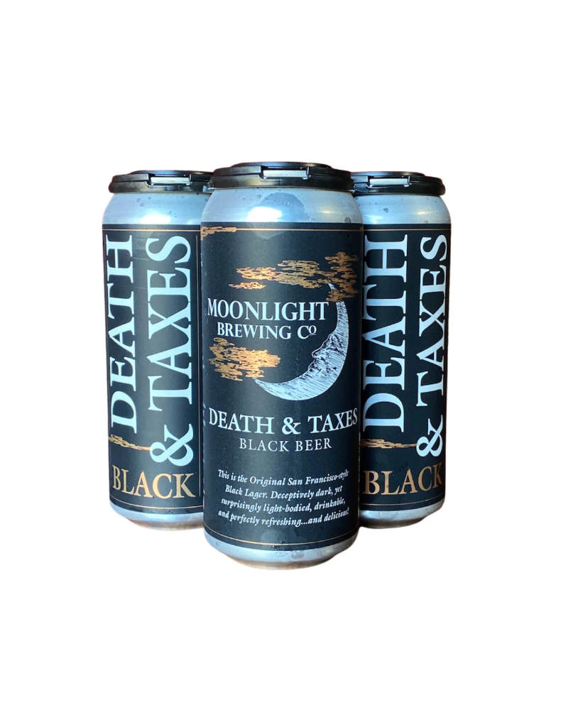 Moonlight Brewing Co. Death & Taxes Black Beer 4 pack 16 oz