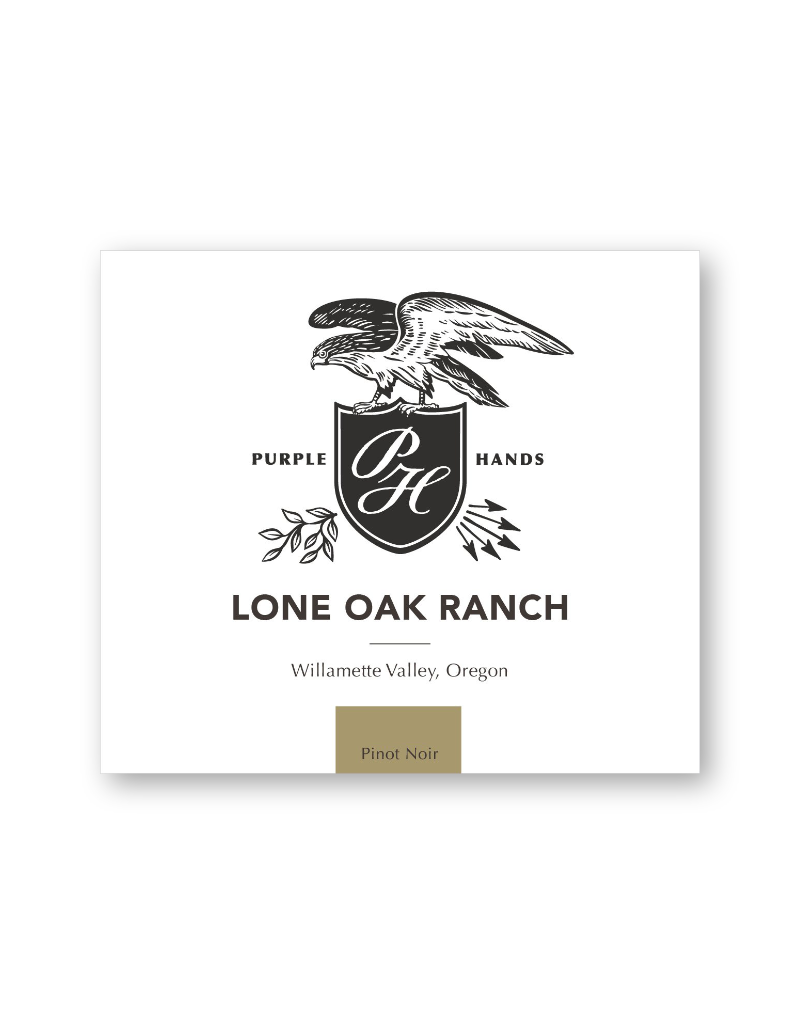 Purple Hands 2023 Purple Hands Lone Oak Pinot Noir Willamette Valley  750 ml