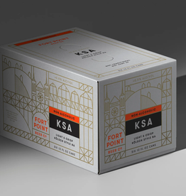 Fort Point Fort Point Beer Co. NON-ALCOHOLIC KSA Kolsch Cans  6 pack 12 oz