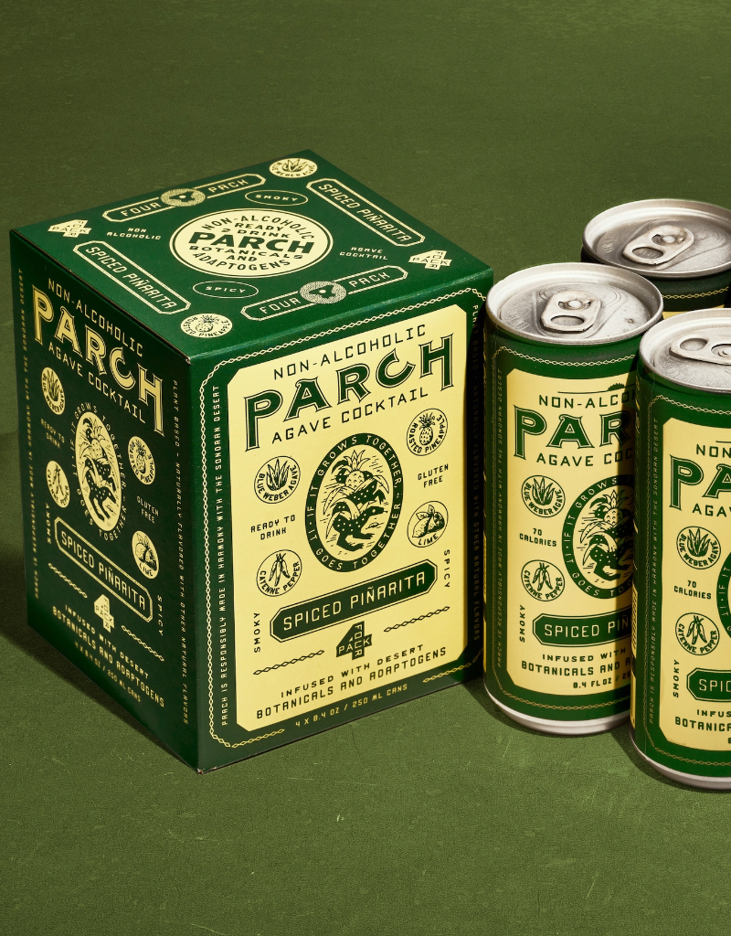 Parch Spiced Piñarita Non-Alcoholic Agave Cocktail CANS 4 pack 250 ml