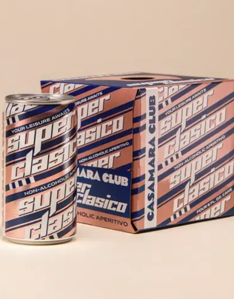 Non-Alcoholic Casamara Club Superclasico NA Aperitivo CANS  4 pack 8 oz