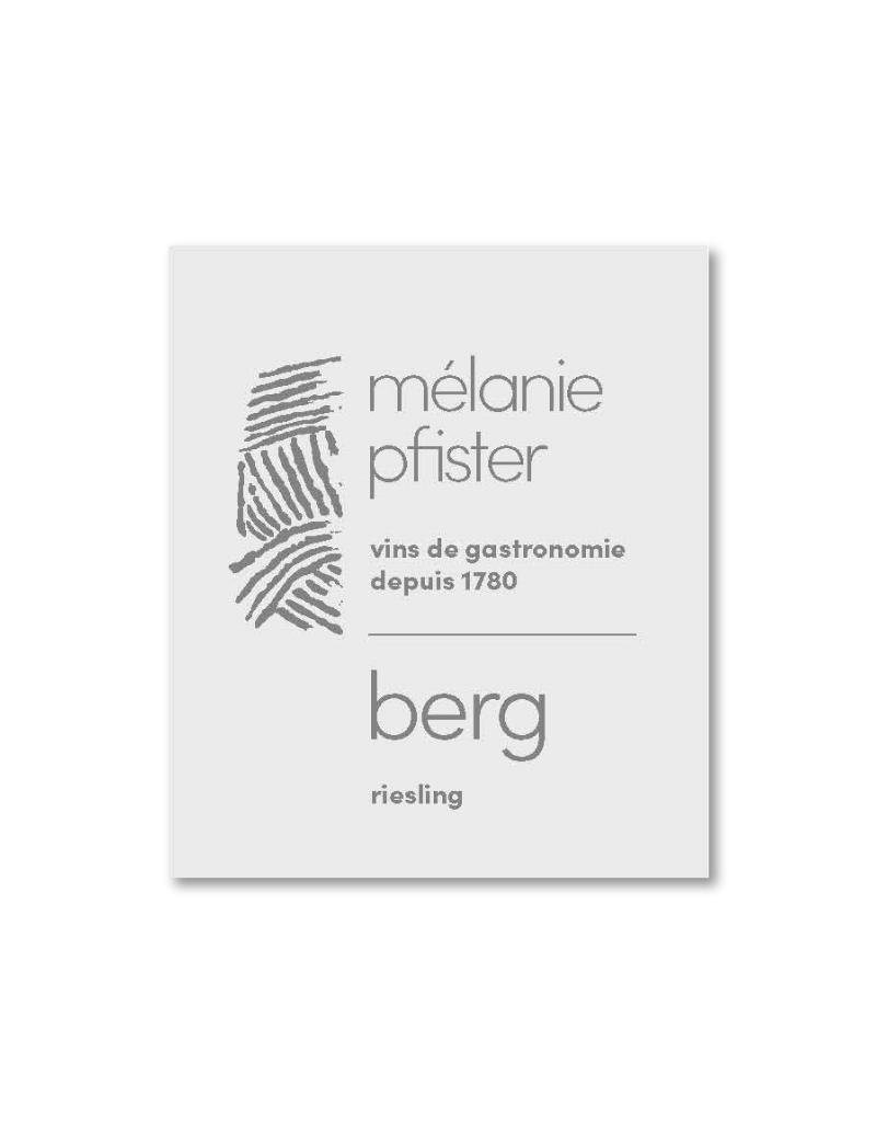 2022 Melanie Pfister Berg Riesling Vin d'Alsace 750 ml