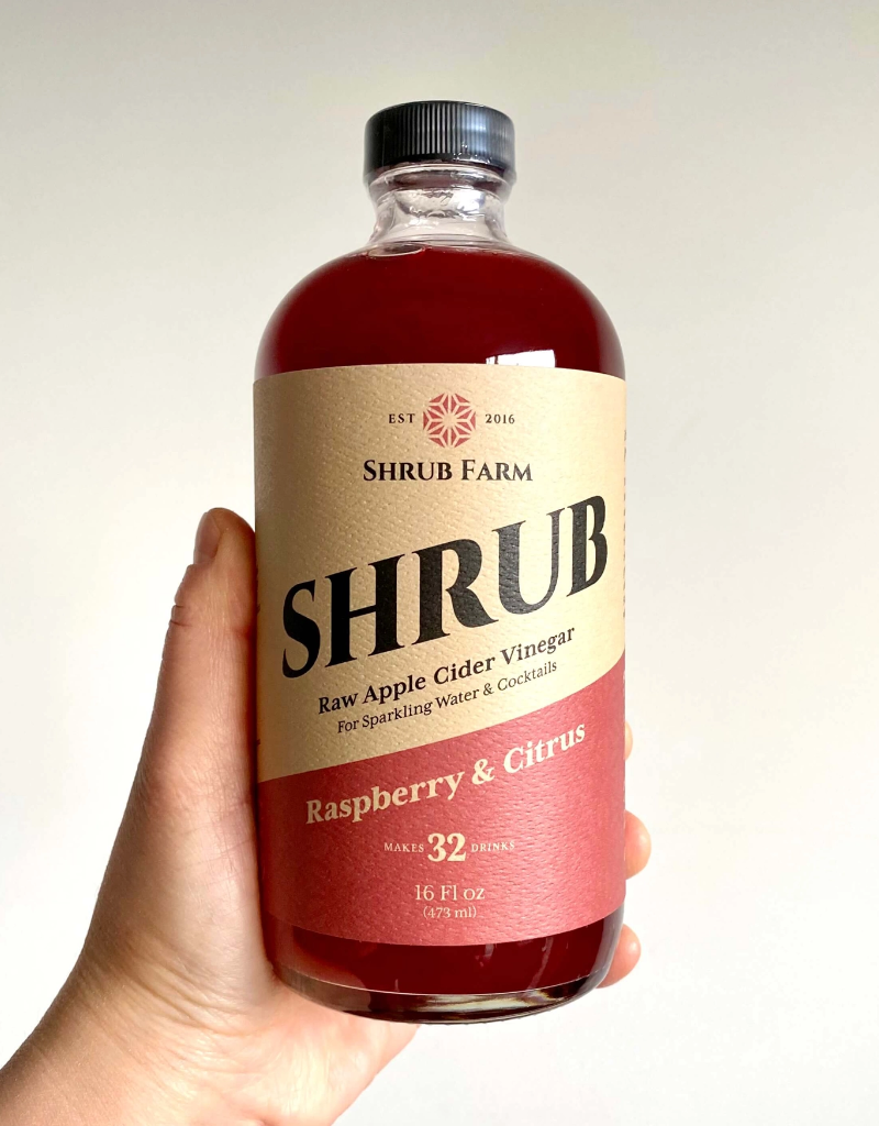 Shrub Farm  Raspberry and Citrus Shrub  16 oz
