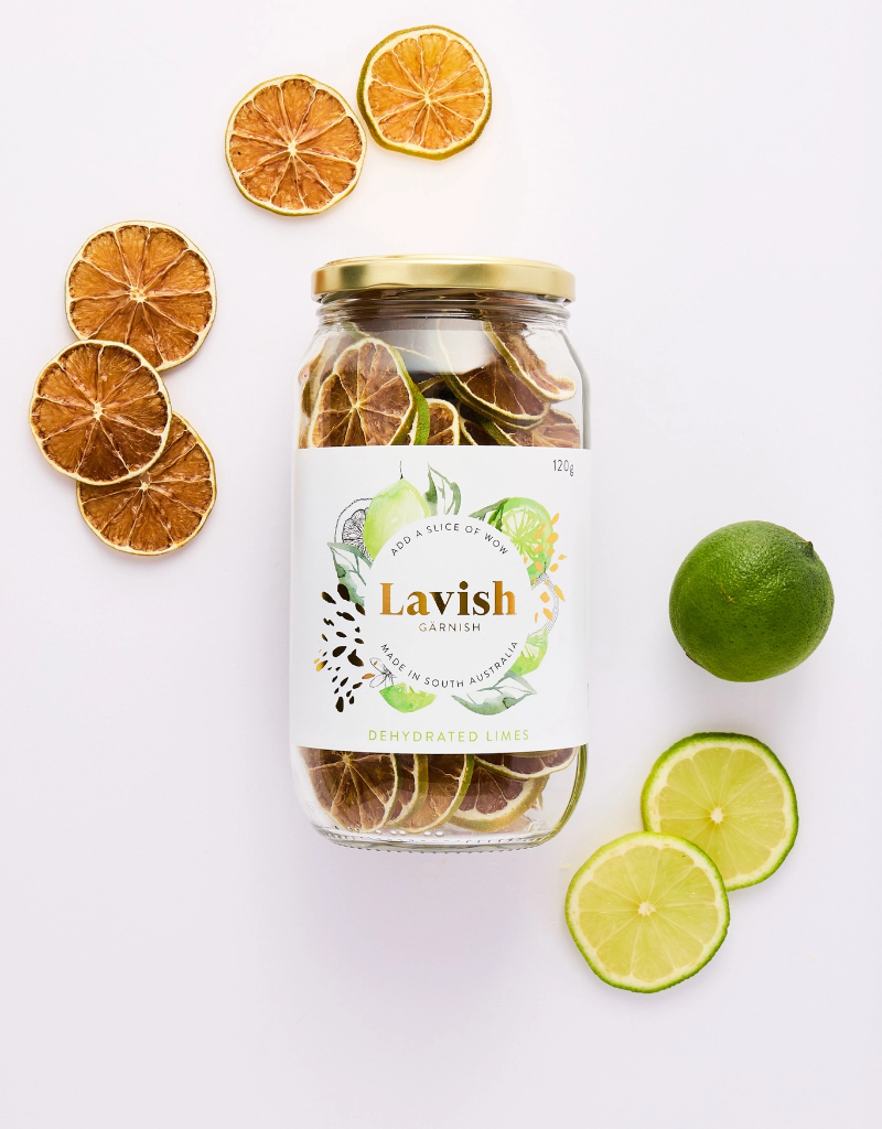 Lavish Garnish Dehydrated Limes Jar  80 g