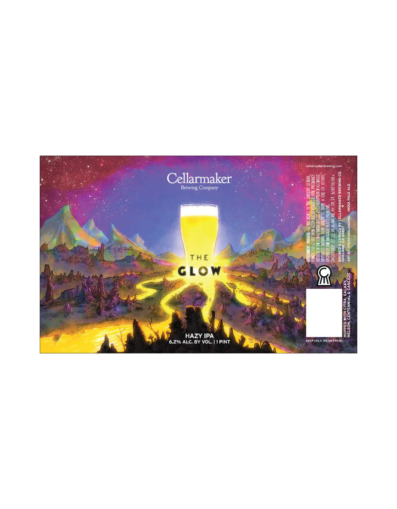 Cellarmaker Brewing Co. The Glow Hazy IPA 4 pack 12 oz