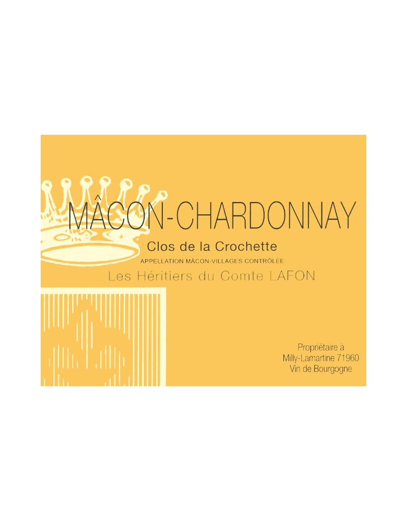 Comte Lafon 2023 Les Heritiers du Comte Lafon Clos de la Crochette Macon-Chardonnay  750 ml