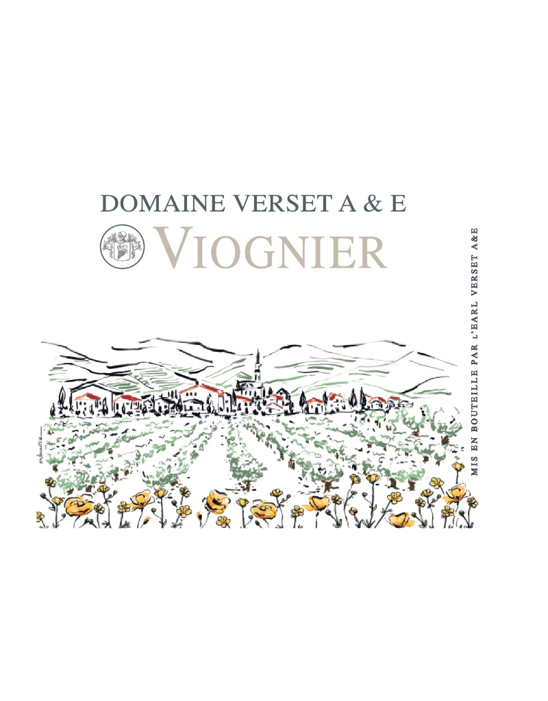 2022 Domaine Verset Viognier Vin de France  750 ml