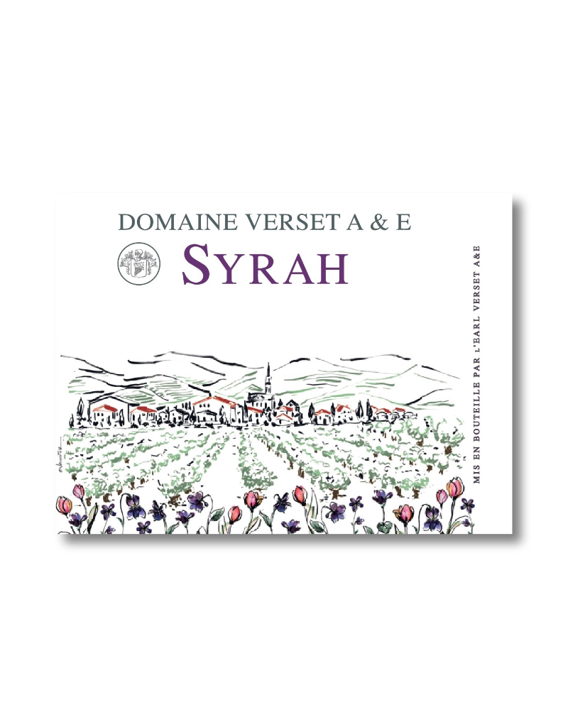 2023 Domaine Verset Syrah VdF  750 ml