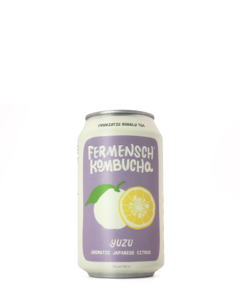 Fermensch Kombucha Yuzu Japanese Citrus CAN 12 oz
