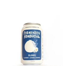 Fermensch Kombucha Bloom Blueberry Lavender Chamomile CAN 12 oz