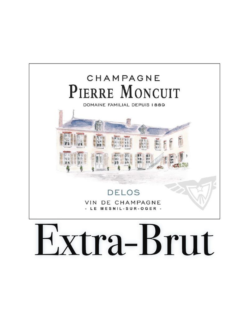 Moncuit NV Moncuit Delos Grand Cru Champagne Extra-Brut Blanc de Blancs  750 ml
