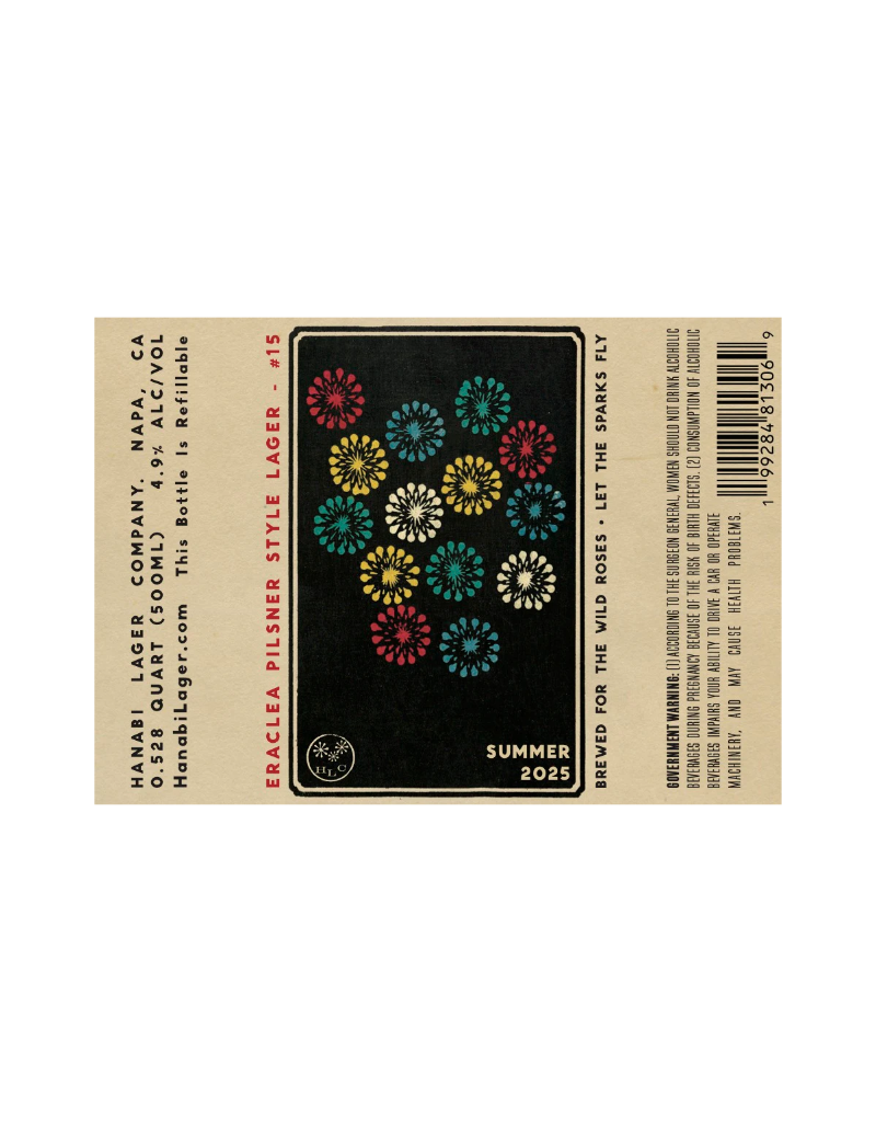 Hanabi Summer 2025 Eraclea Pilsner  500 ml