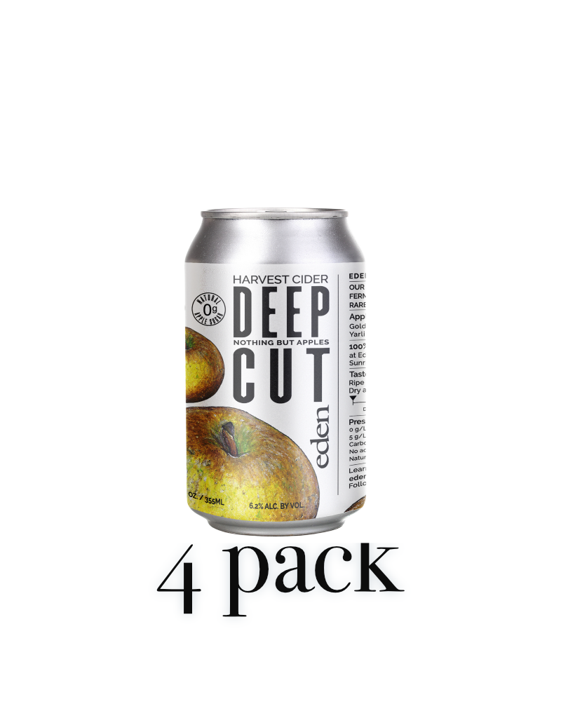 Eden Specialty Ciders Deep Cut CAN 4 pack 12 oz
