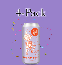 Temescal Brewing Dead Man's Party West Coast IPA 4 pack 16 oz