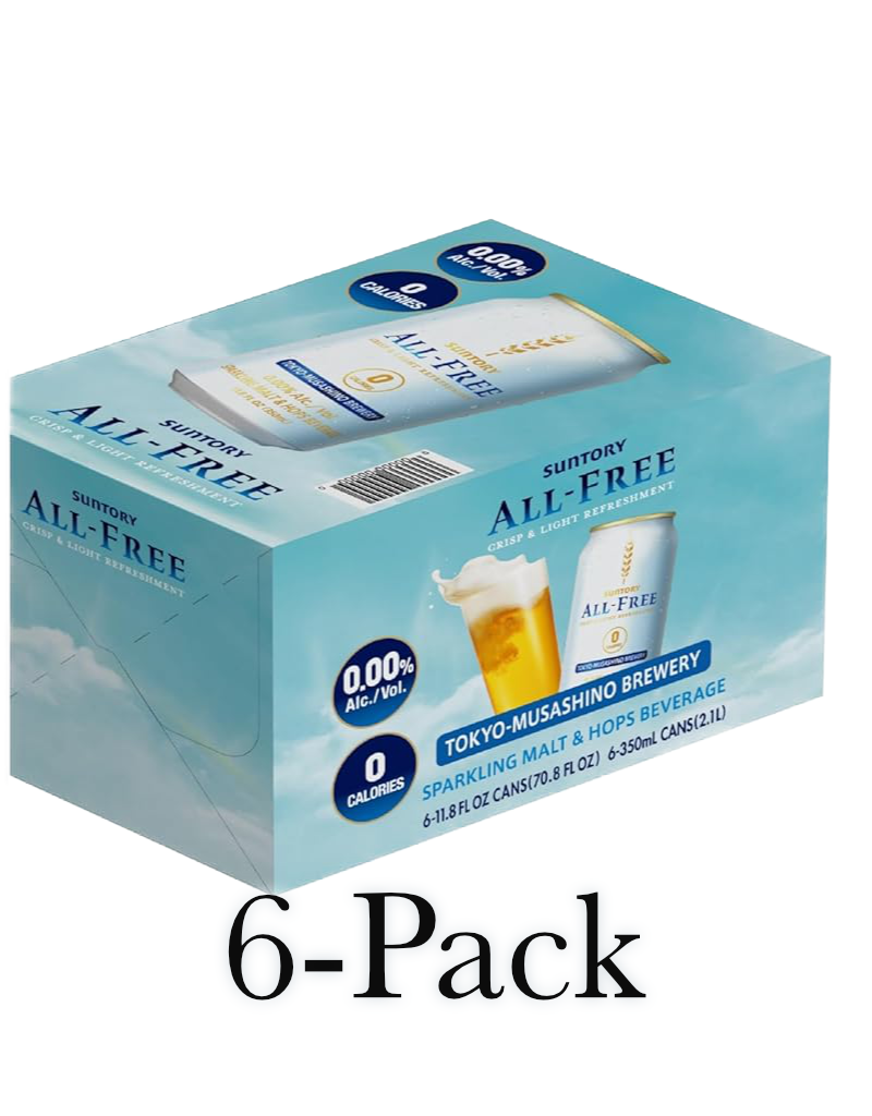 Suntory Suntory All-Free Sparkling Malt & Hops Beverage  6 pack 12 oz