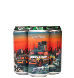 Cellarmaker Brewing Co. Sound & Fury West Coast IPA  4 pack 12 oz