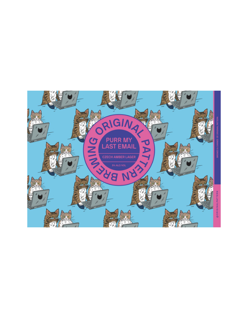 Original Pattern Brewing Co. Purr My Last Email Red Lager 4 pack 16 oz