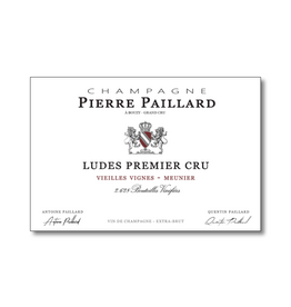 Pierre Paillard Vieilles Vignes Meunier Champagne 1er Cru  Extra Brut Blanc des Noirs Ludes  750 ml