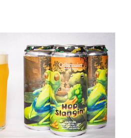 Cellarmaker Brewing Co. Hop Slangin' Hazy DIPA 4 pack 16 oz