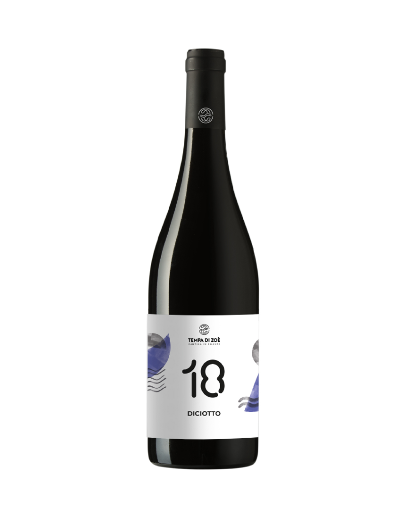 2022 Tempa di Zoe Diciotto Aglianico Paestum IGT 750 ml