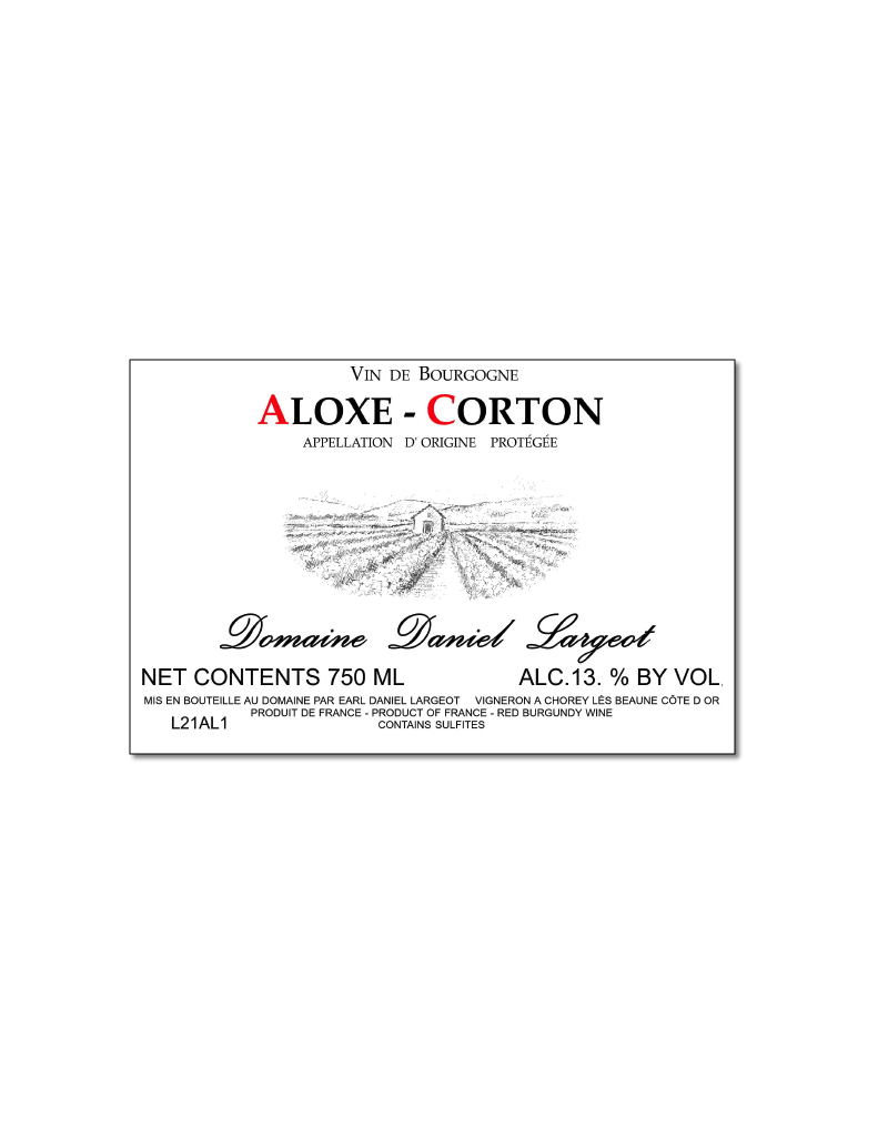 2020 Dom. Daniel Largeot Aloxe-Corton 750ml