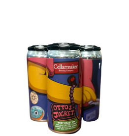 Cellarmaker Brewing Co. Otto's Jacket West Coast IPA  4 pack 12 oz