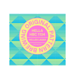 Original Pattern Brewing Co. Hella HBC 1134 Helles Lager 4 pack 16 oz