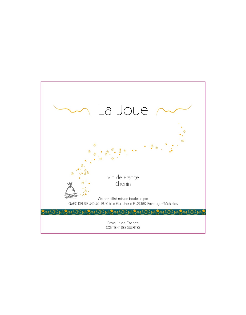 2022 Delrieu-Ducleux La Joue Chenin Blanc VdF  750 ml