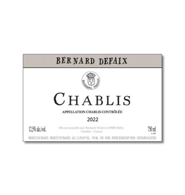 2024 Dom. Bernard Defaix Chablis 750 ml