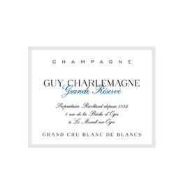 Guy Charlemagne Grande Reserve Champagne Extra-Brut Grand Cru Blanc de Blancs  750 ml