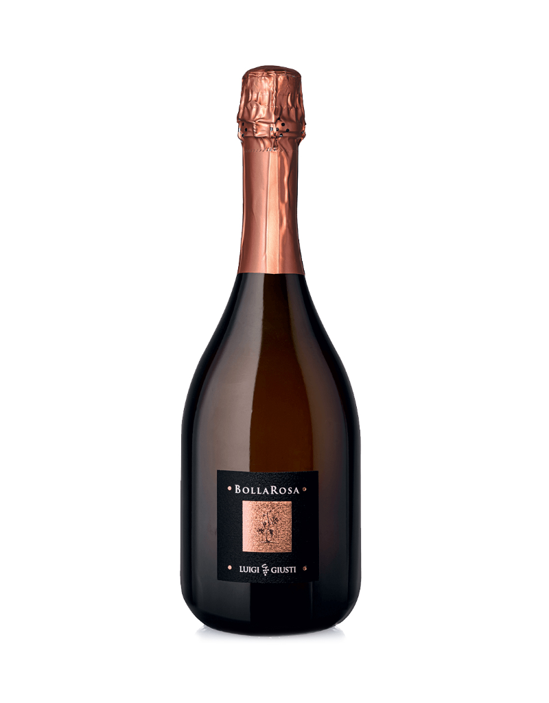 Luigi Giusti BollaRosa Spumante Rosato Brut Marche  750 ml