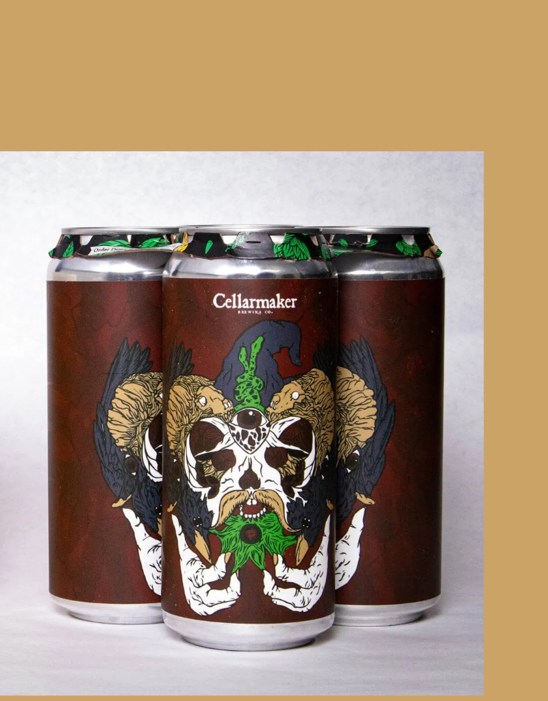 Cellarmaker Brewing Co. Wizard Hand of Evil Hazy IPA  4 pack 12 oz